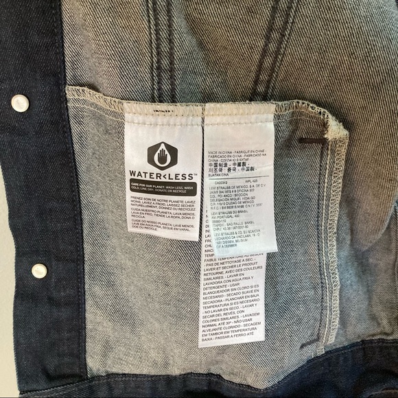 LEVI’S | Dark Wash Denim Trucker Jacket - Picture 6 of 8